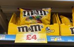 1kg party bag of m&m's poundworld - £4.00 instore