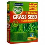 Chatsworth All In One Grass Seed + Lawn Fertiliser (600g)