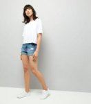 Upto 50% off *Now upto 70% off* Summer Sale eg White leather cross strap mules were £15.99 now £8.99, denim shorts were £22.99 now £10 @ New Look