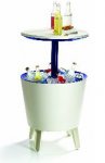 Keter Cool Bar Plastic Outdoor Ice Cooler Table