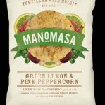 Pack of - Manomasa Lemon & Pepper Tortilla Chips 160g - FREE 100% Cashback