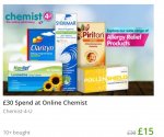 Get a £30 Chemist 4 U voucher for £11.25 to spend on anything inc sale items using stack via Groupon e. g. shampoo, deodorant, beauty items, electric toothbrush, prescriptions and more