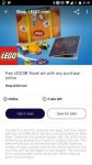 Free Lego travel set with any purchase @ Lego.com - with O2 Priority code. 