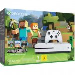 White Xbox One S 500gb Console inc MineCraft Favourites Bundle
