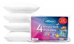 Silentnight Simply Soft Pillow - 4 Pack with pillow protectors