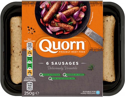 Quorn Meat Free Sausages (6 per pack - 250g) (Rollback Deal) - £1 ...