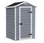 Keter Manor Outdoor Plastic Garden Shed 4x3 ft