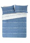 HOME Blue and White Sticks Bedding Set - Kingsize