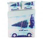 HOME Christmas Car Bedding Set - Double