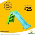 Little Tikes slide instores - when it's gone it's gone Wednesday deal