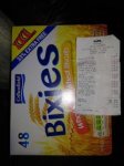 LIDL BIXIES deal. 48 biscuits / 960g for £1.89