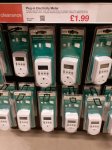 Plug-in Electricity Meter, Clas Ohlson in-store Liverpool