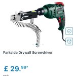 lidl drywall screwdriver £29.99