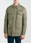 Khaki Borg Lined M65 Field Jacket, £15.00 @ Topman C&C