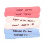 50 Printed iron-on School Name Tapes Name Tags Labels - Quality School labels £3.50 @ Woven Labels UK/Ebay