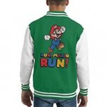 Run Mario Run Kid's Varsity Jacket