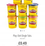 Play-Doh single tubs reduced further