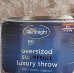 Silent Night luxury throw 200 x 250cm