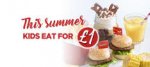 Kids Meal Bundle (main, 2 sides, dessert and drink) £1 with Adult Main Meal Purchase (prices from £6.45) All Day Every Day @ Frankie & Benny's (+ Kids Eat Free Fridays)