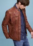 Pepe Jeans Leather Jacket £245 Now £98.00! 
