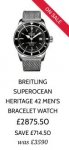 Breitling Superocean Heritage 42 Mens Watch (Black or Blue) @ Ernest Jones (Trafford Centre store)
