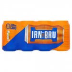 IRN-BRU, 8x 330ml cans inc diet and xtra