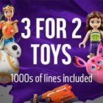 Now live - 3 for 2 on selected toys