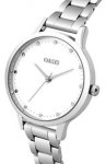Oasis Ladies quartz watch with white dial and silver alloy bracelet with Prime £10.48 non Prime