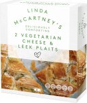 Linda Mccartney Cheese and Leek Plaits (2 = 340g)