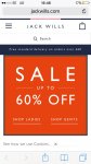  Upto 60% off sale at jack Wills - Now with an extra 10% off