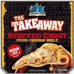 Chicago Town Stuffed Crust Medium Takeaway Four Cheese Melt Pizza (FROZEN) (480g) x3 (£1.66