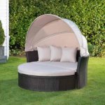 Venice Rattan Hooded Day Bed