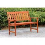 Garden Bench - All Wood - Large 2 Seater - Great waterproof hardwood Quality