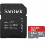SanDisk 64GB Ultra Micro SD Card (SDXC) + Adapter - 80MB/s