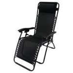 Zero gravity reclining garden chairs (2 pack)