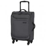 IT Luggage Megalite 4 Wheel Suitcase Charcoal Small 31 Litre Capacity 2.1kg