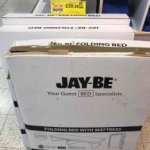 Jay-be folding bed £39.99 at Home Bargains