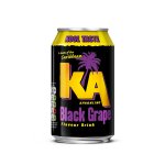KA Sparkling Black Grape/Fruit Punch/Pineapple Cans, 330 ml, Pack of 24