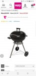  18 Inch Kettle Grill BBQ £24.99 VERY
