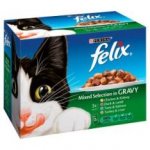 Felix cat food pouches 12×100g, two (£2