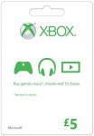 Xbox Live £5 prepaid card