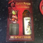 Captain Morgan Spiced Rum (70cl) with Tankard