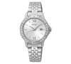 Seiko Ladies' White Dial Stainless Steel Bracelet Watch