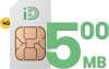 ID Mobile 500 mins, 500 MB, 5000 texts. Includes Data Rollover and Capping