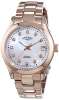 Rotary Women's Automotive Watch with White Dial Analogue Display and Rose Gold Stainless Steel Bracelet LB00157/41