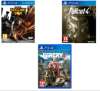 Infamous second son (PS4) + Far cry 4 (PS4) + Fallout 4 (PS4) preowned