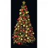 Green/White/Black 6ft Christmas Tree