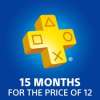 PlayStation (PS) Plus, 15 months (£35.14 with CD Keys credit and 5% off)