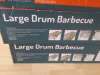 Large drum bbq