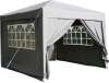 Airwave 3x3mtr Pop Up Waterproof Gazebo in Grey with 2 WindBars and 4 Leg Weight Bags
